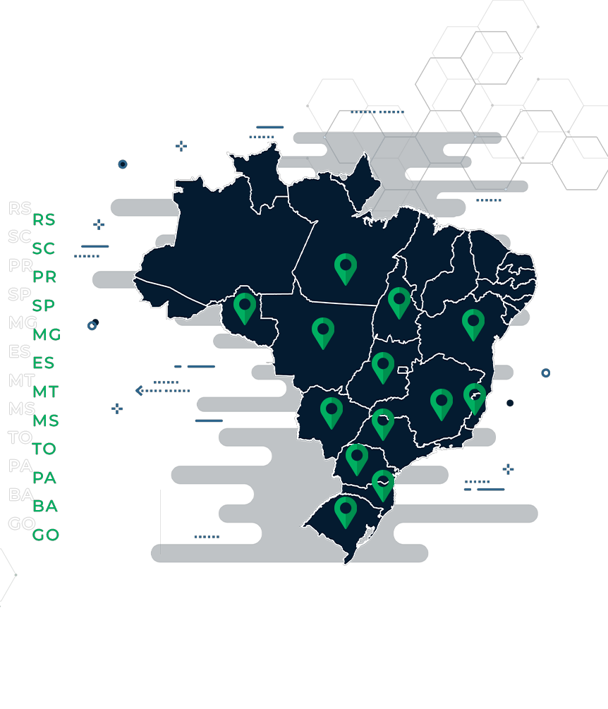 Mapa – Grupo JB Brasil.